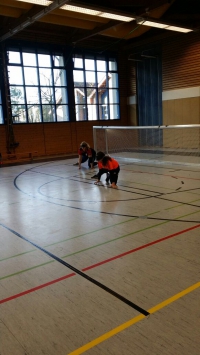 Goalball-Neujahrsturniere, Teil 1 - Beim Nachwuchs-Pokal zeigen sich viele Talente der JPSS - Davud entscheidet Finale für Team 